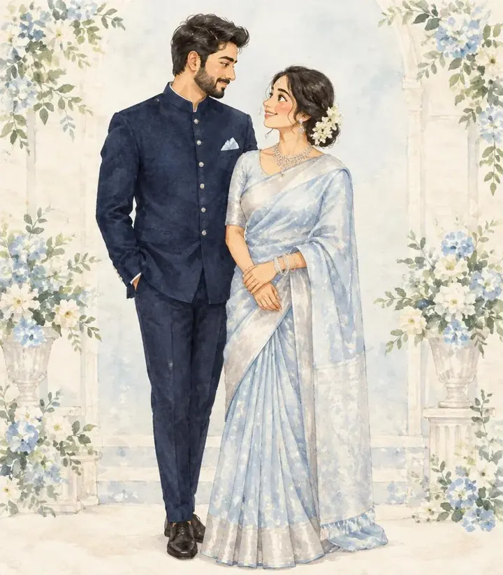 Illustration for Baraat Welcome