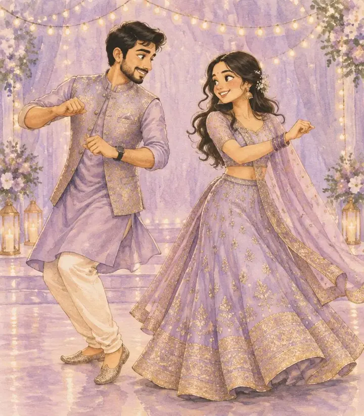 Illustration for Sangeet